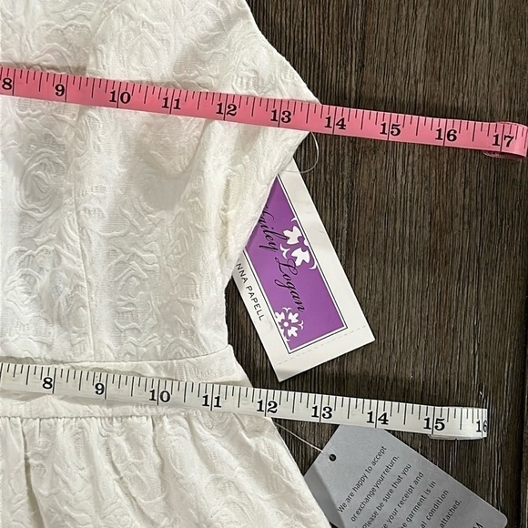 Hailey Logan by Adrianna Papell Spaghetti Strap Brocade Mini Dress - Picture 8 of 9